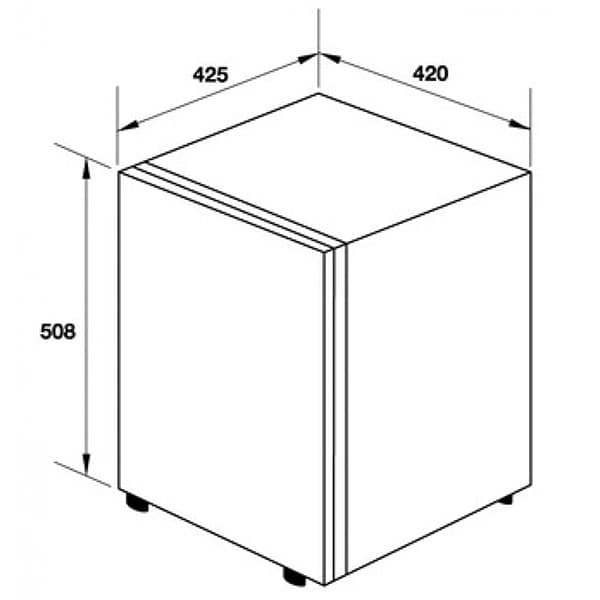 Tủ mát mini Hafele HF-M42S 568.27.257