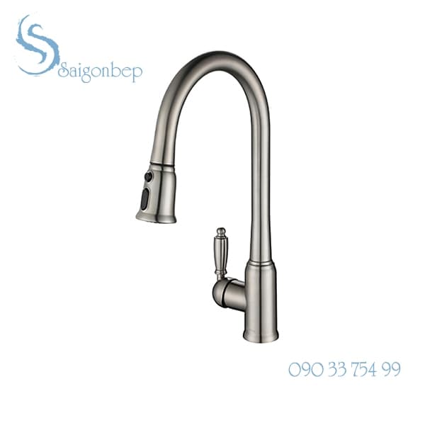 Vòi rửa chén rút dây Konox KN1905