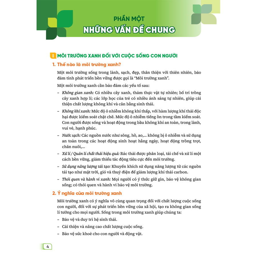 Hướng dẫn xây dựng mô hình trường mầm non xanh (Dành cho cán bộ quản lí và giáo viên mầm non)