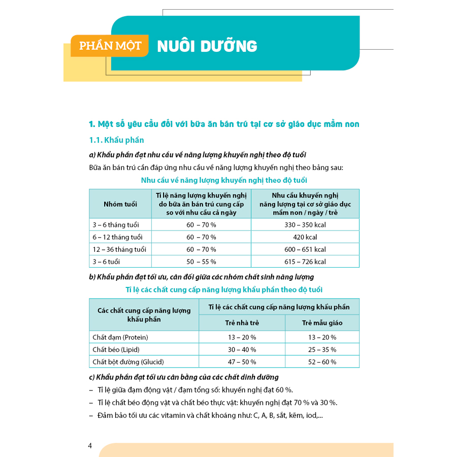 Hướng dẫn tổ chức các hoạt động nuôi dưỡng, chăm sóc sức khoẻ cho trẻ em trong cơ sở giáo dục mầm non