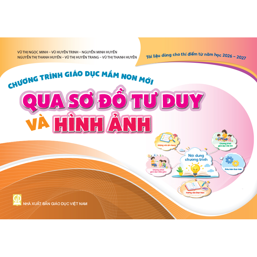 Chương trình giáo dục mầm non mới qua sơ đồ tư duy và hình ảnh (Tài liệu dùng cho thí điểm từ năm học 2026 - 2027)