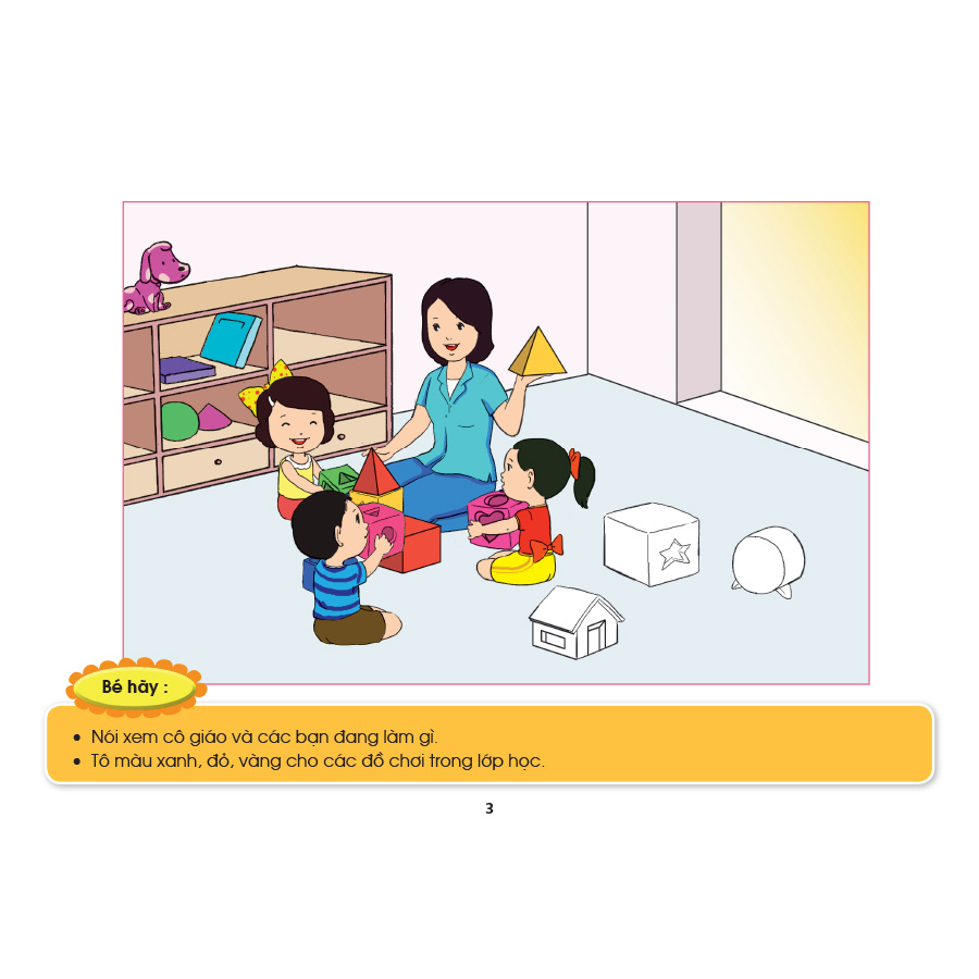 Bé HĐ&KPCĐ - Chủ đề Bé lên mẫu giáo (Dành cho trẻ 24-36 tháng tuổi)