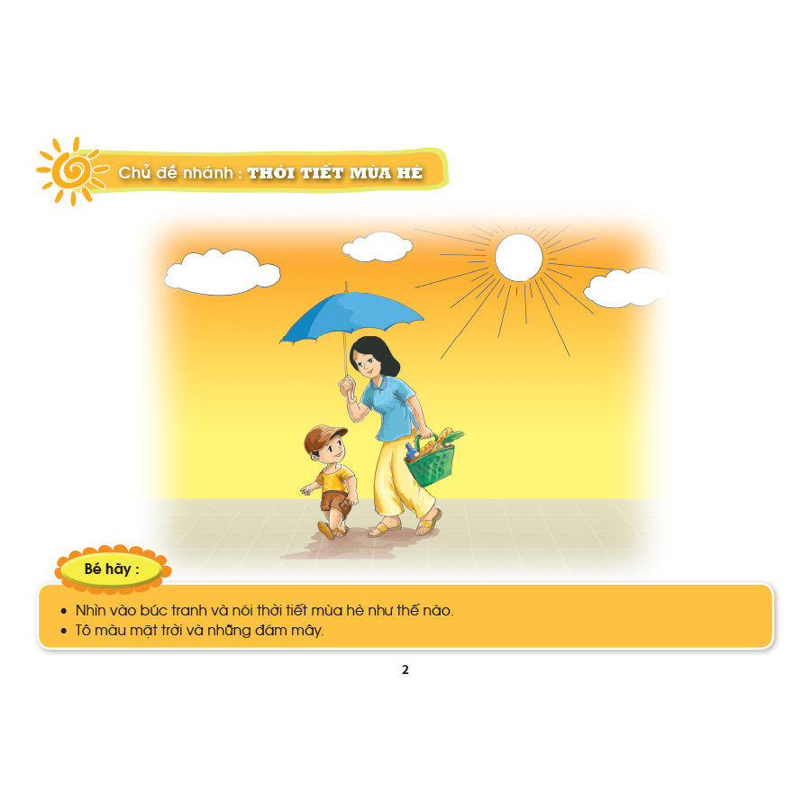 Bé HĐ&KPCĐ - Chủ đề Mùa hè với bé (Dành cho trẻ 24-36 tháng tuổi)