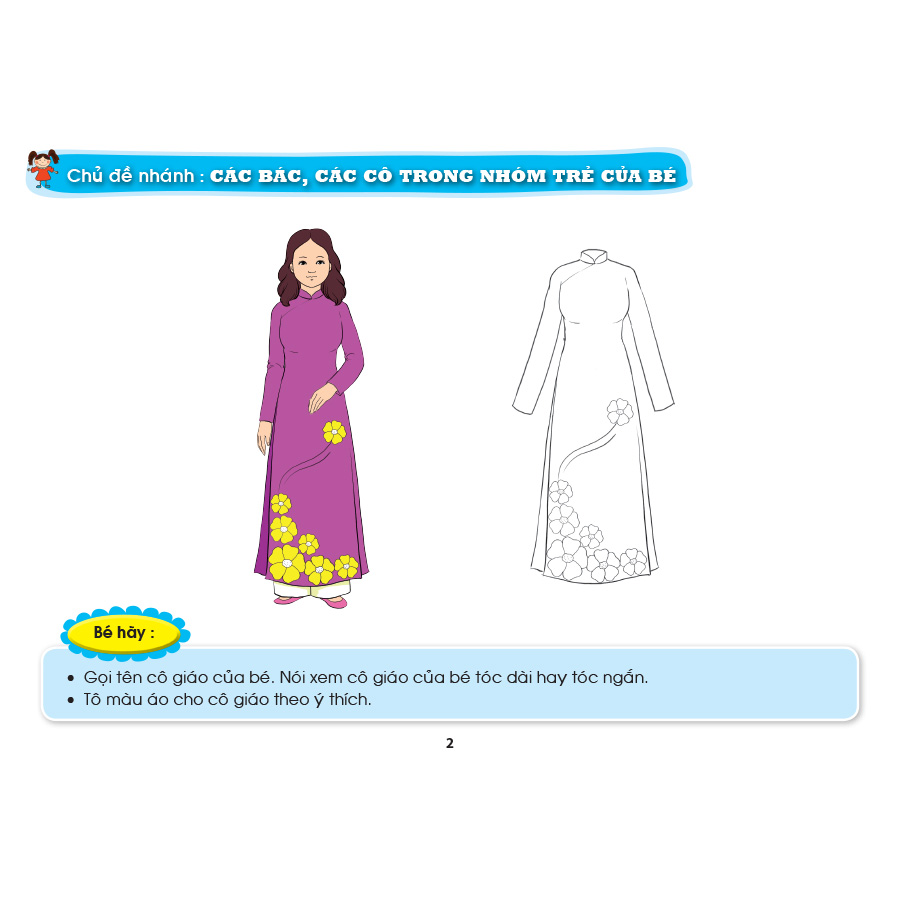 Bé HĐ&KPCĐ - Chủ đề Các bác, các cô trong nhà trẻ (Dành cho trẻ 24-36 tháng tuổi)