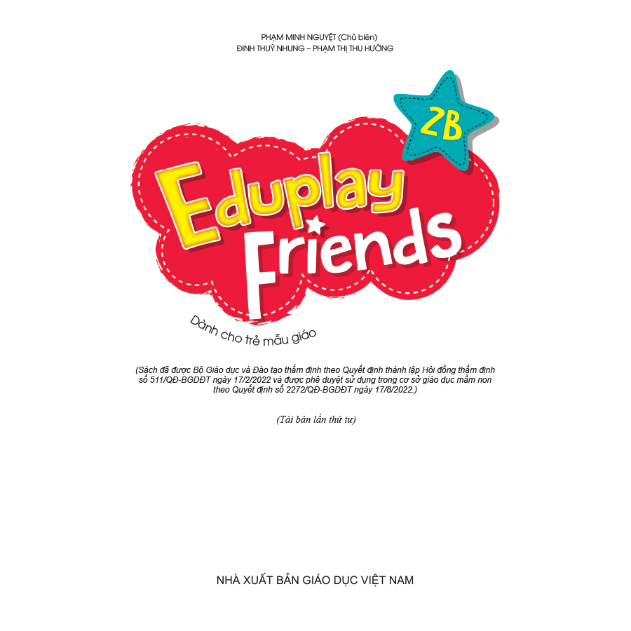 Eduplay Friends 2B (dành cho trẻ mẫu giáo)