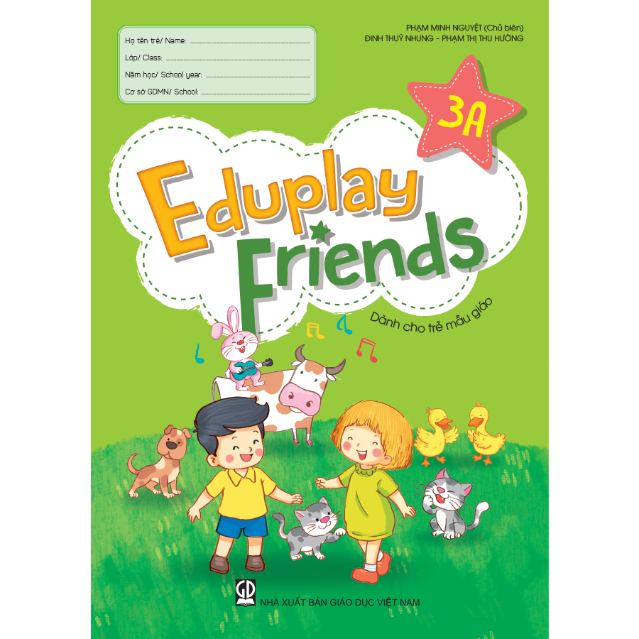Eduplay Friends 3A (dành cho trẻ mẫu giáo)