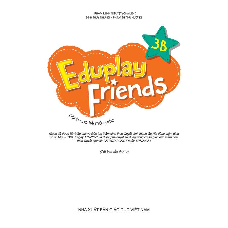 Eduplay Friends 3B (dành cho trẻ mẫu giáo)