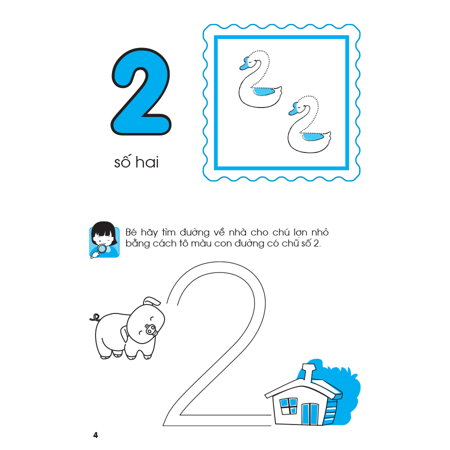 Bé chuẩn bị vào lớp 1 - Cùng bé nhận biết và tập tô chữ số