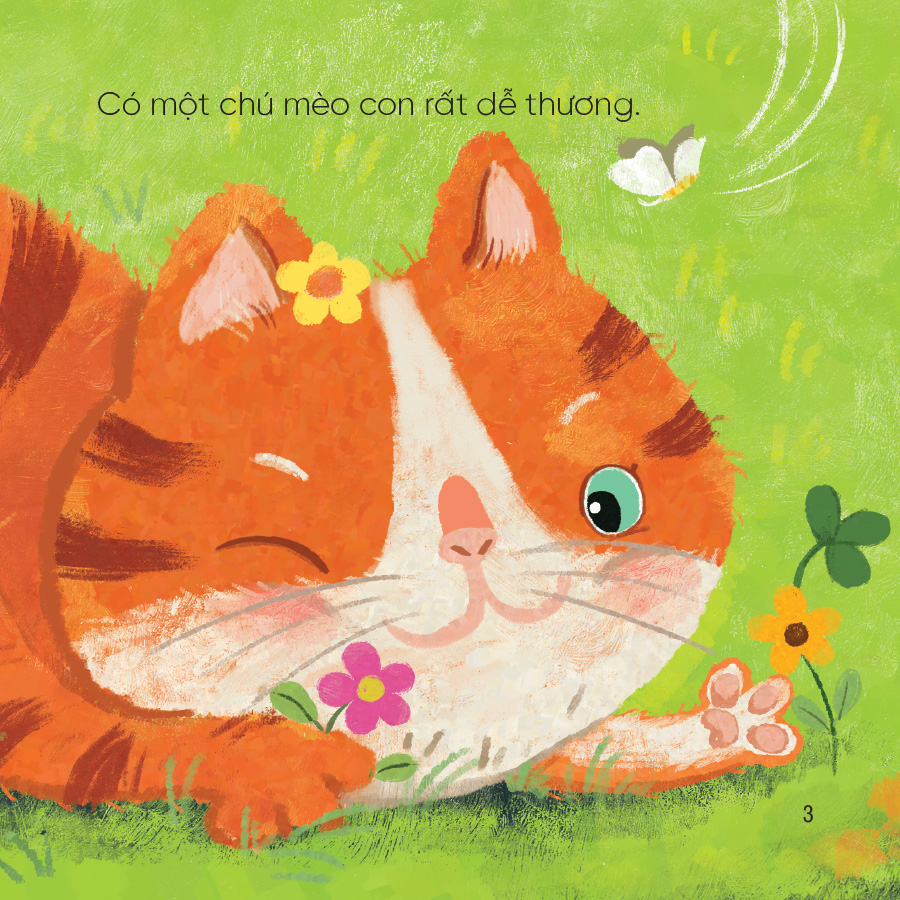 Líu lo bé kể (Phát triển ngôn ngữ cho trẻ 0 - 3 tuổi) - Mèo con nhút nhát