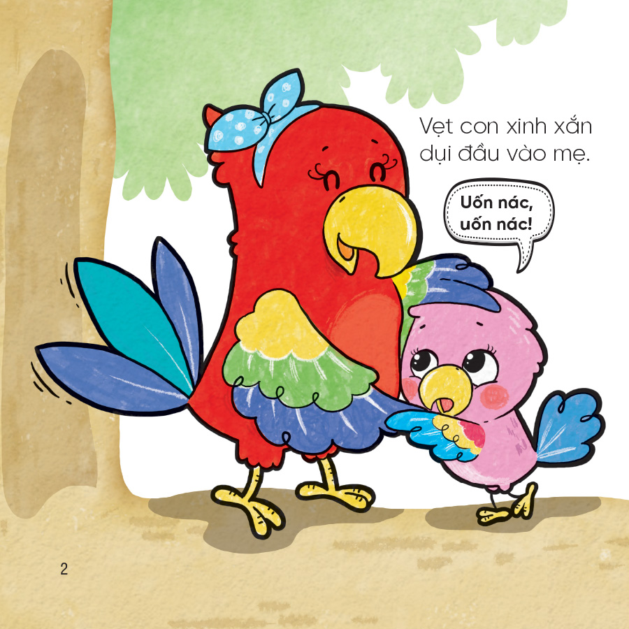 Líu lo bé kể (Phát triển ngôn ngữ cho trẻ 0 - 3 tuổi) - Vẹt con tập nói