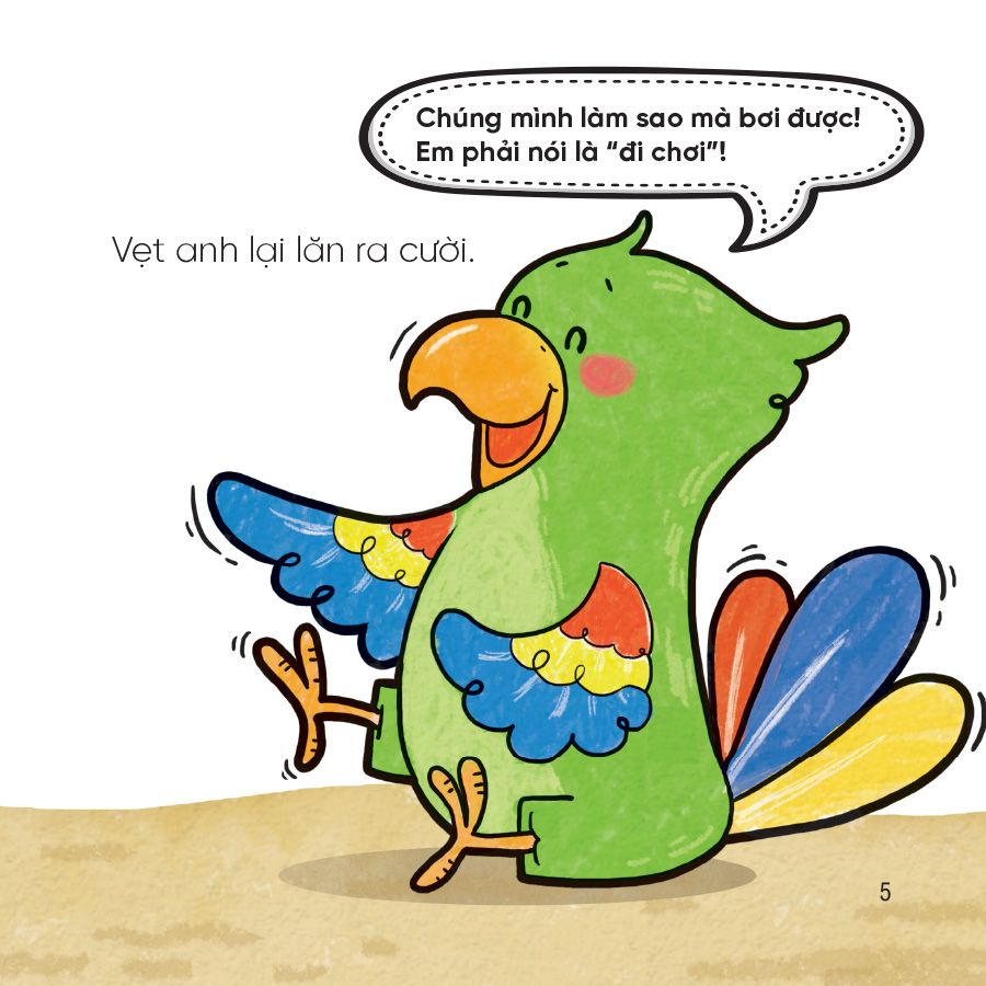 Líu lo bé kể (Phát triển ngôn ngữ cho trẻ 0 - 3 tuổi) - Vẹt con tập nói