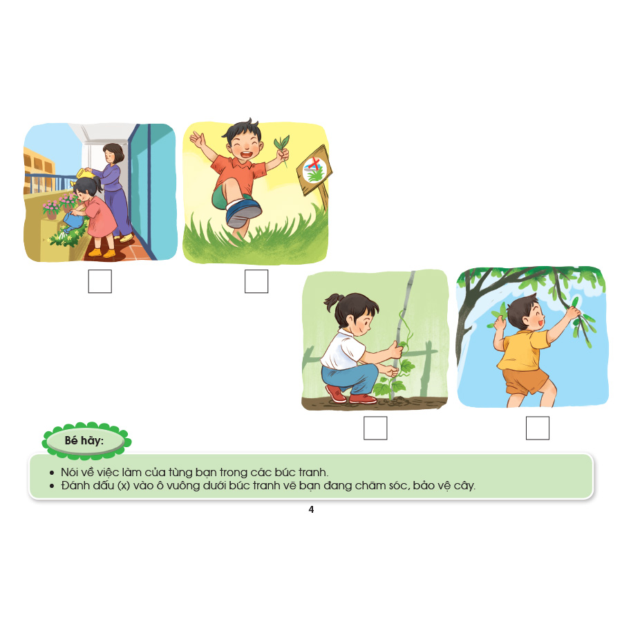 Các hoạt động giúp trẻ 4 - 5 tuổi khám phá chủ đề - Chủ đề Thế giới Thực vật (Theo quan điểm lấy trẻ làm trung tâm)