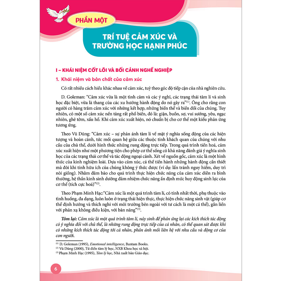 Trường học hạnh phúc từ quản lí cảm xúc của cán bộ quản lí đến giáo viên mầm non trong các cơ sở giáo dục mầm non