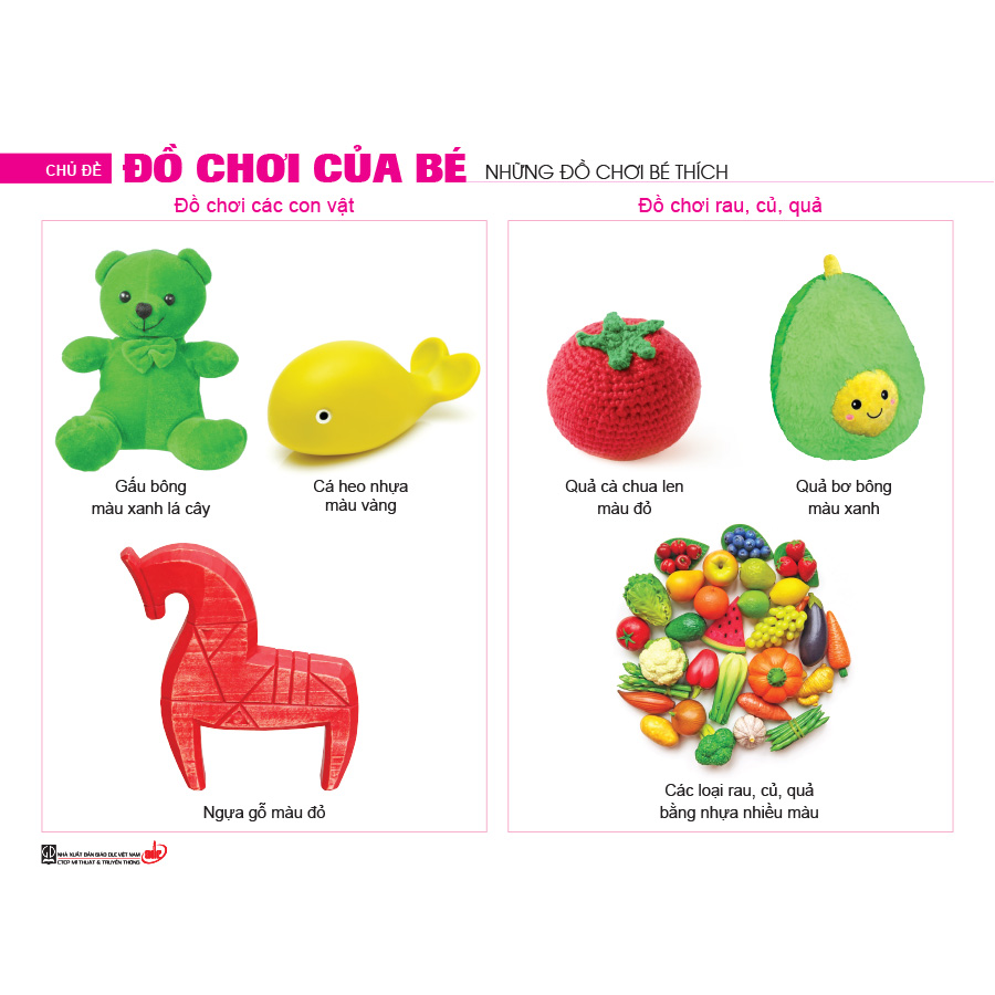 Bộ tranh theo chủ đề (Dành cho trẻ 24 - 36 tháng)