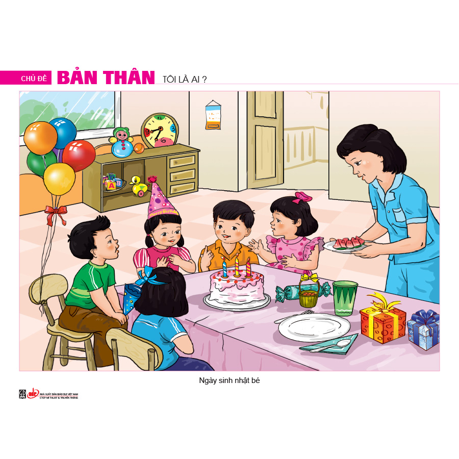 Bộ tranh theo chủ đề (Dành cho trẻ 3 - 4 tuổi)