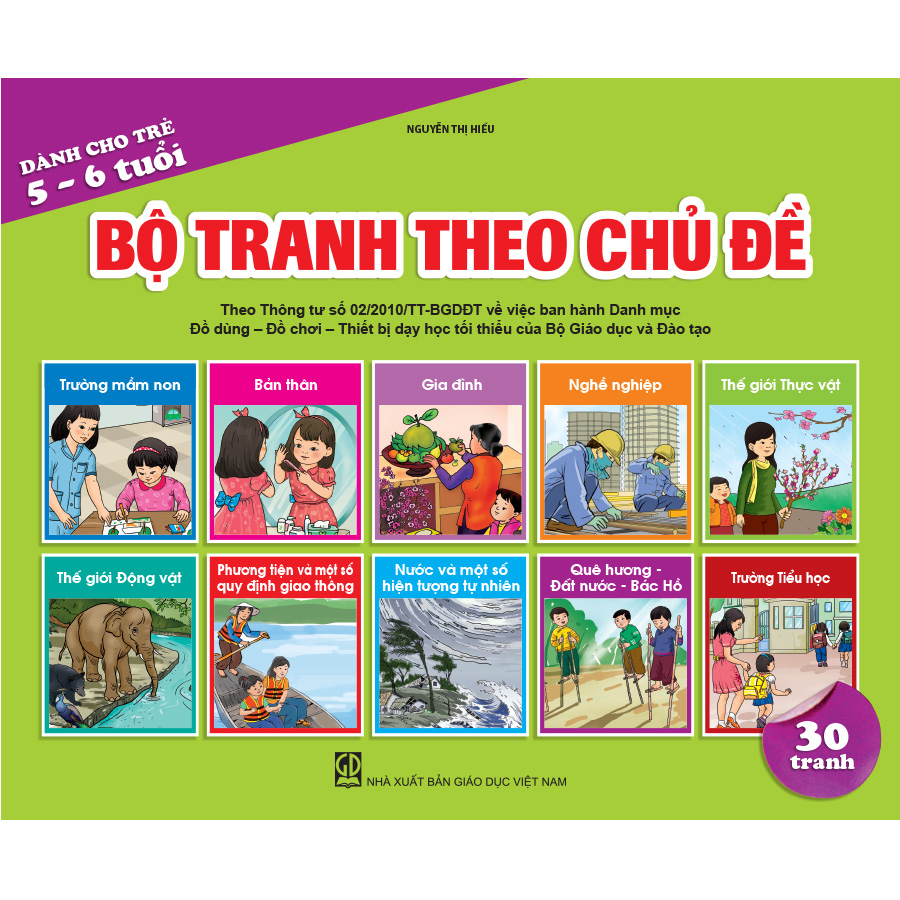 Bộ tranh theo chủ đề (Dành cho trẻ 5 - 6 tuổi)
