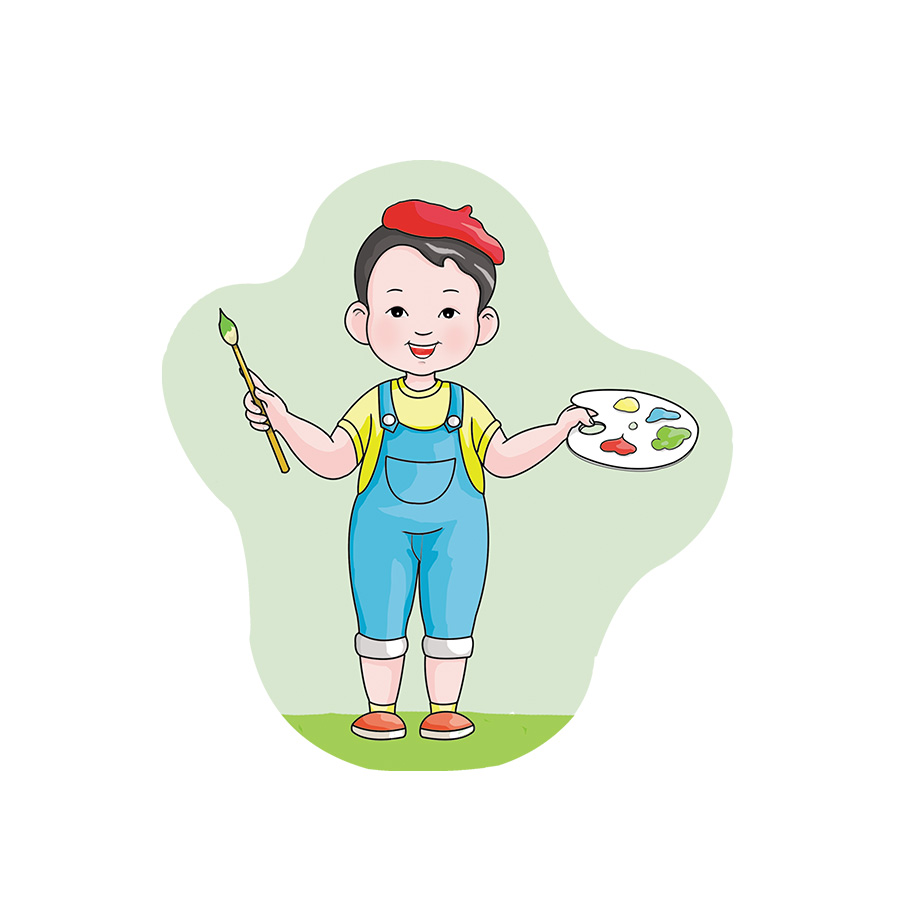 Bộ tranh trang trí sáng tạo 
Góc Tạo hình