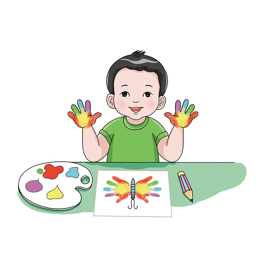 Bộ tranh trang trí sáng tạo 
Góc Tạo hình