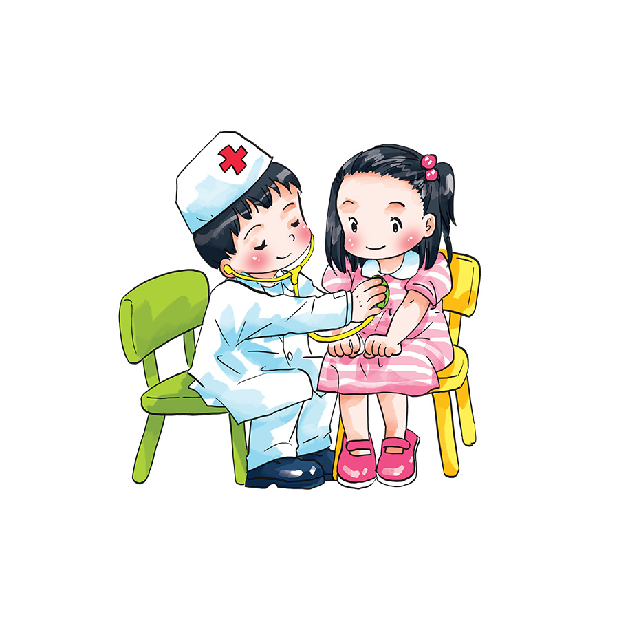 Bộ tranh trang trí sáng tạo 
Góc Phân vai