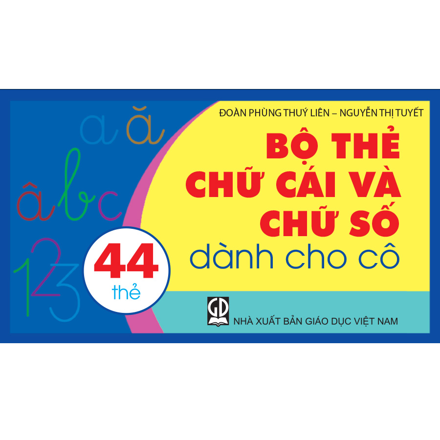 Bộ thẻ chữ cái và chữ số dành cho cô