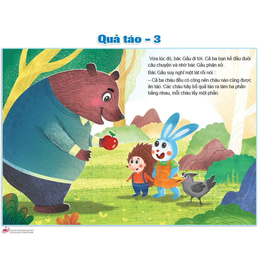 Bộ tranh truyện dành cho trẻ mẫu giáo 3 - 4 tuổi