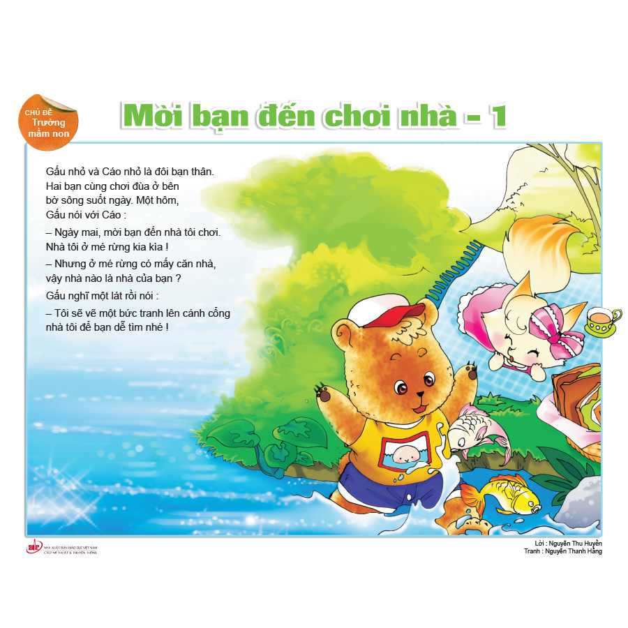 Bộ tranh truyện dành cho trẻ mẫu giáo 5 - 6 tuổi