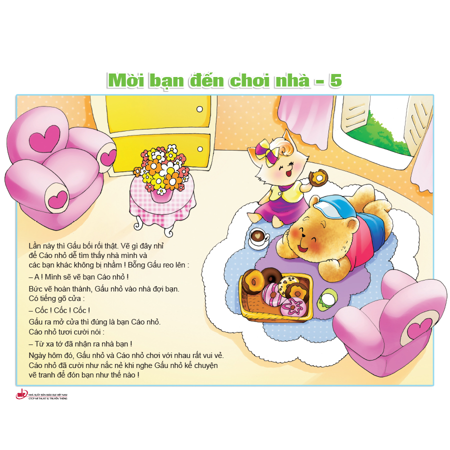 Bộ tranh truyện dành cho trẻ mẫu giáo 5 - 6 tuổi