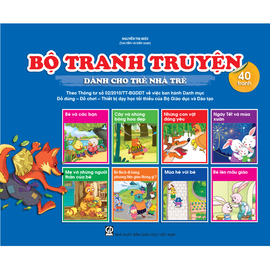 Bộ tranh truyện dành cho trẻ nhà trẻ