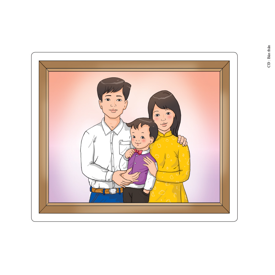Bộ tranh tường trang trí sáng tạo theo chủ đề - Chủ đề Bản thân