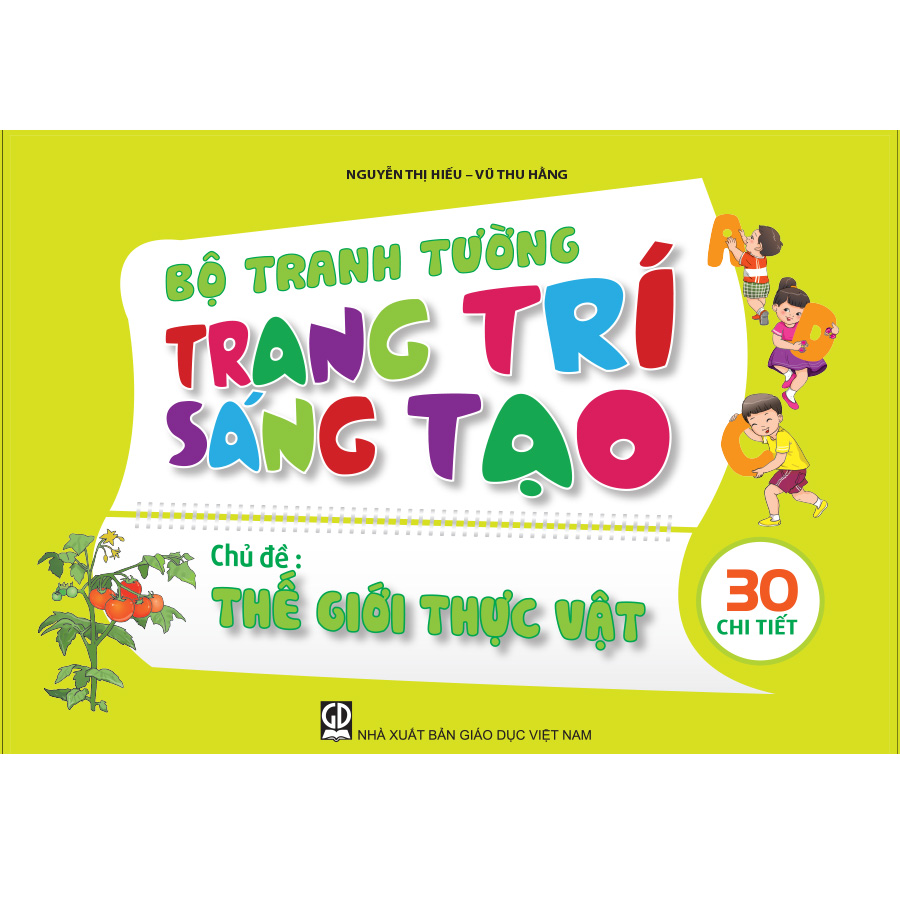 Bộ tranh tường trang trí sáng tạo theo chủ đề - Chủ đề Thế giới Thực vật
