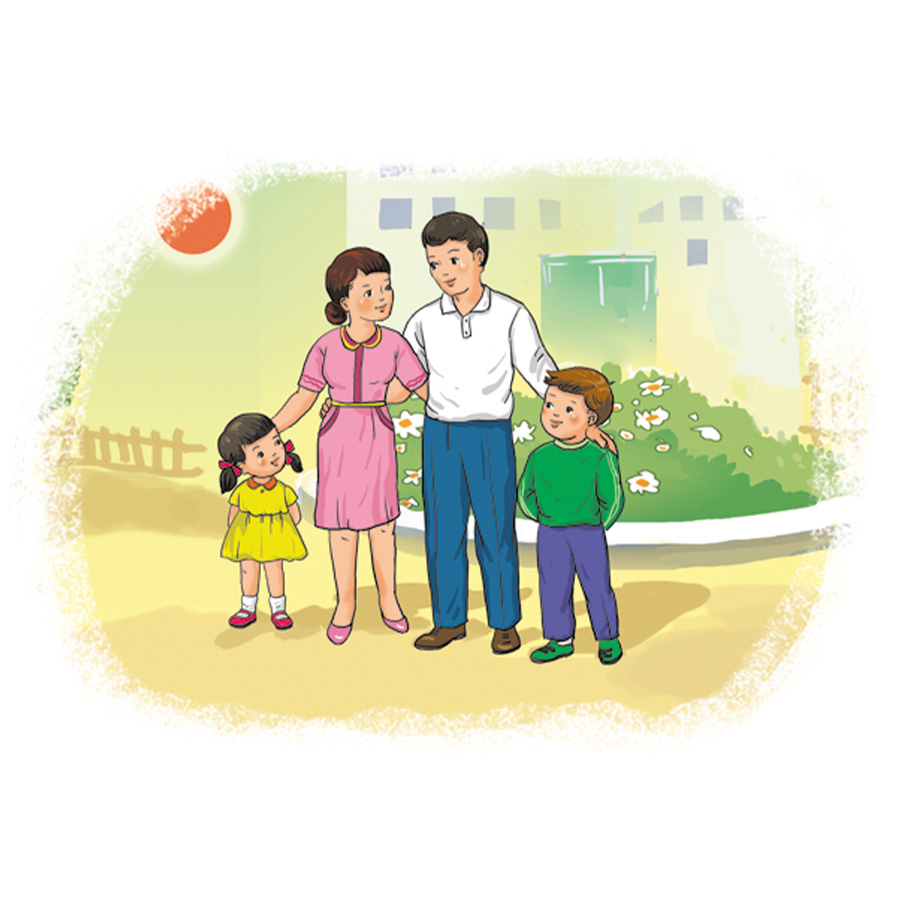 Bộ tranh tường trang trí sáng tạo theo chủ đề - Chủ đề Gia đình