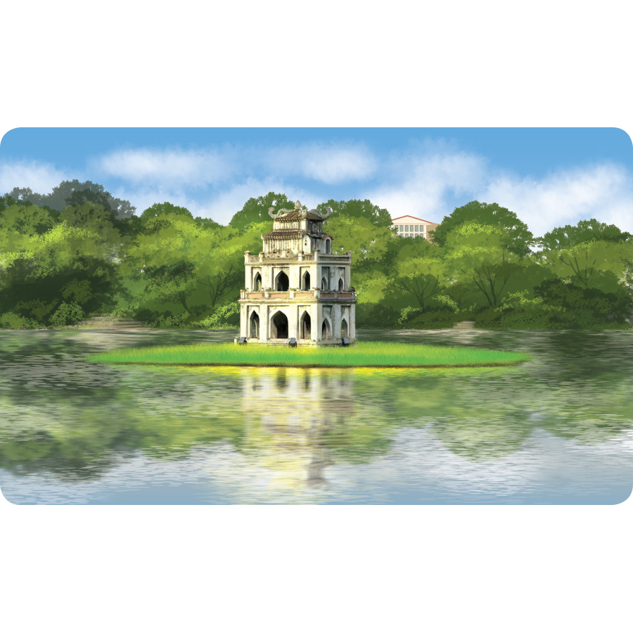 Bộ tranh tường trang trí sáng tạo theo chủ đề - Chủ đề Quê hương - Đất nước - Bác Hồ