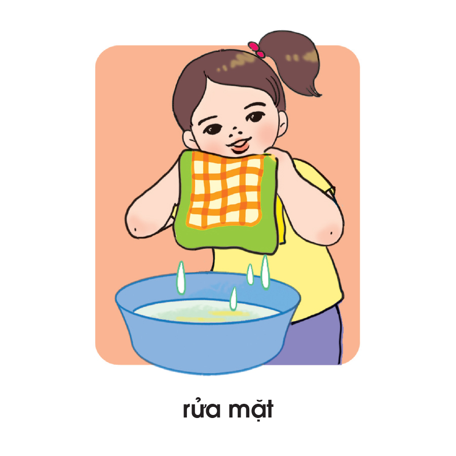 Lô tô Bé làm vệ sinh cá nhân và giữ gìn sức khỏe