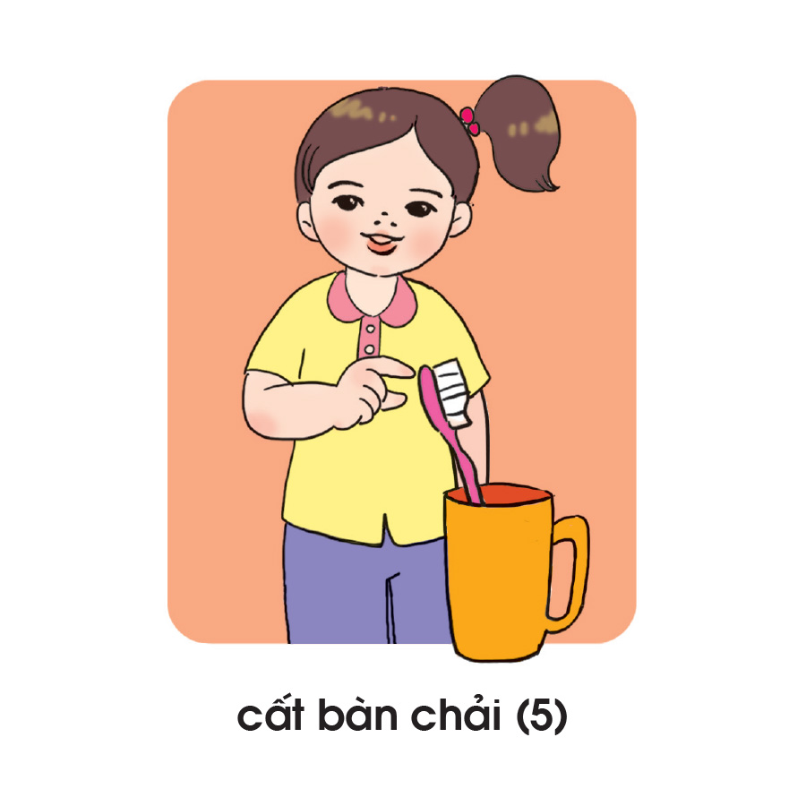 Lô tô Bé làm vệ sinh cá nhân và giữ gìn sức khỏe