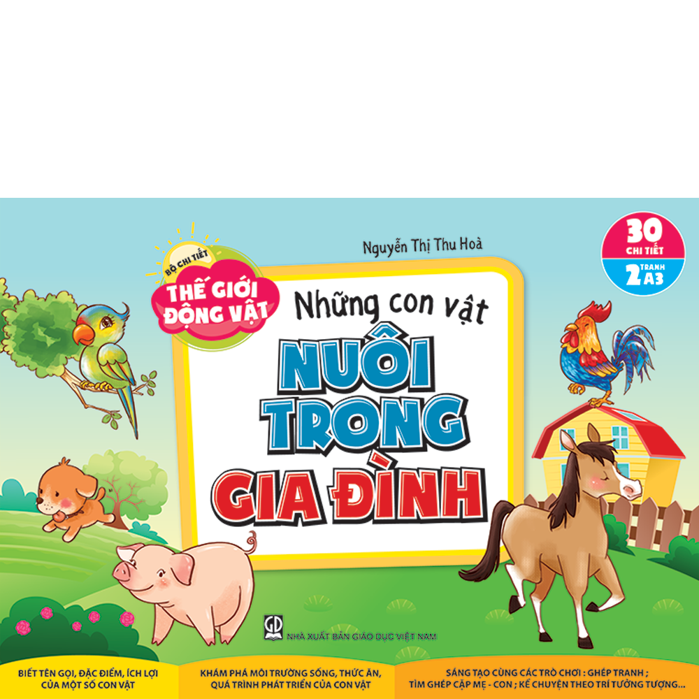 Bộ chi tiết thế giới động vật – Những con vật nuôi trong gia đình