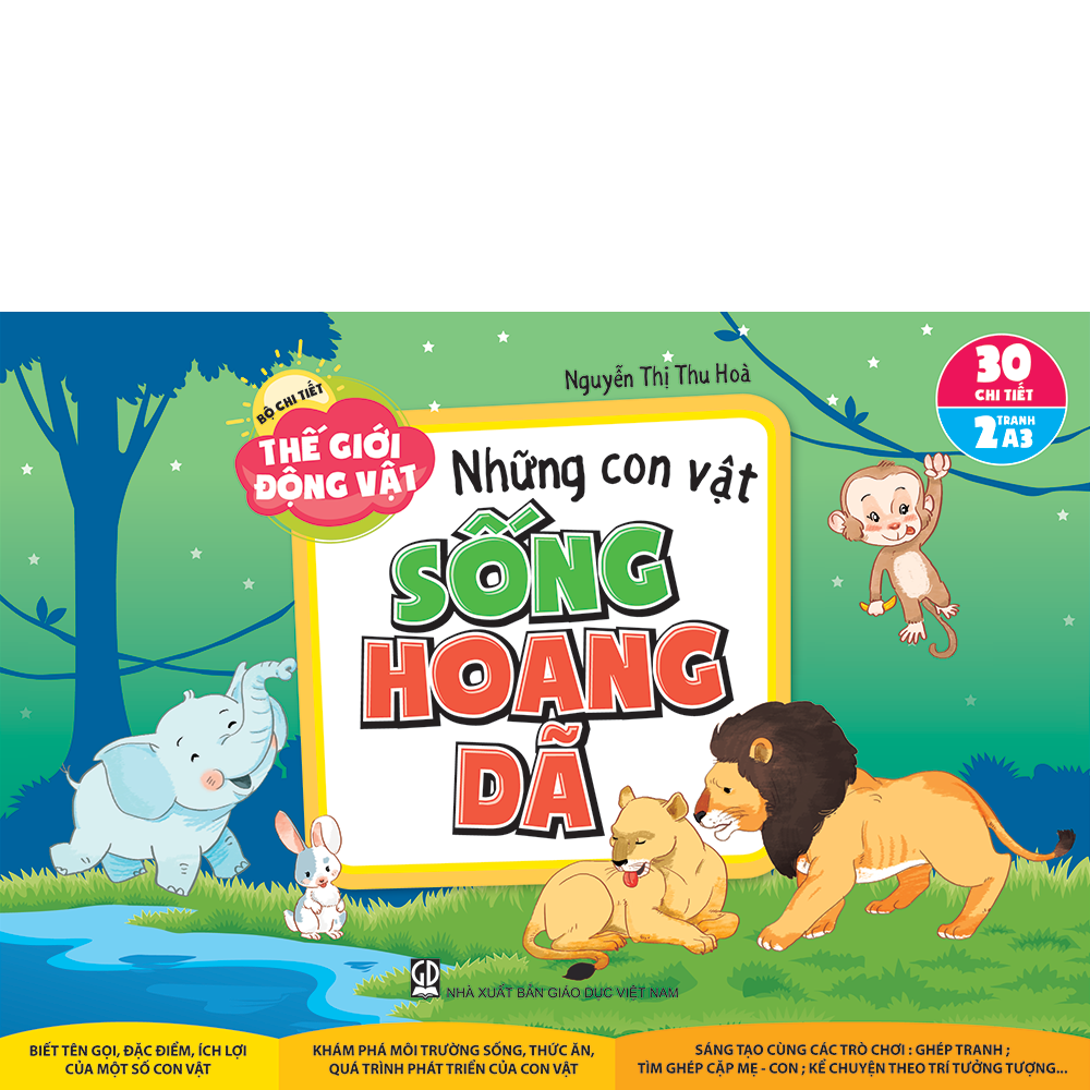 Bộ chi tiết thế giới động vật – Những con vật sống hoang dã