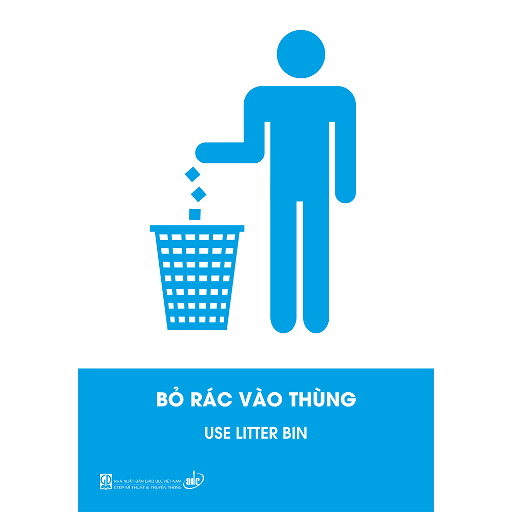 Bộ tranh giúp trẻ làm quen một số kí hiệu, biển báo thông thường