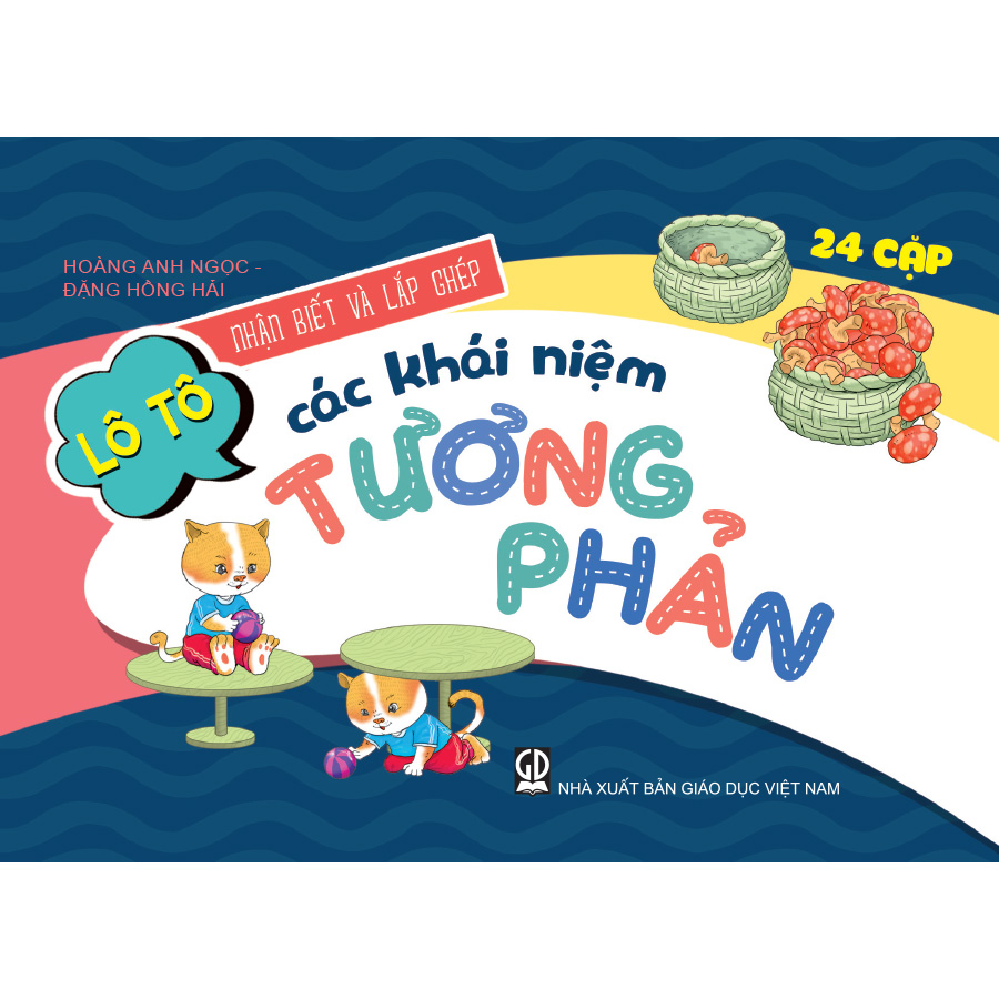 Lô tô nhận biết và lắp ghép các khái niệm tương phản