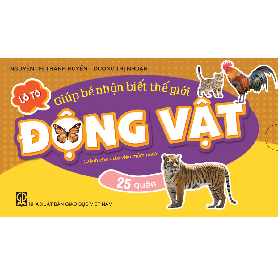 Lô tô giúp bé nhận biết thế giới động vật (Dành cho giáo viên mầm non)