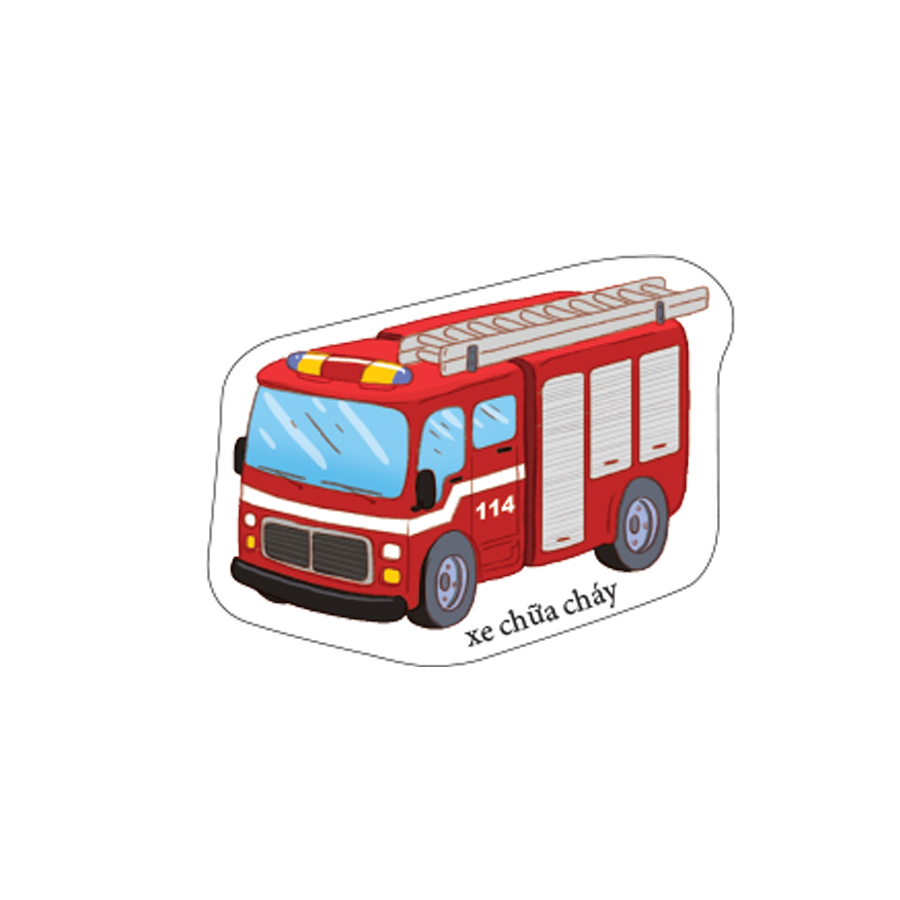 Bộ đồ dùng hướng dẫn trẻ mẫu giáo nhận biết và thực hành một số kĩ năng thoát hiểm an toàn khi xảy ra cháy