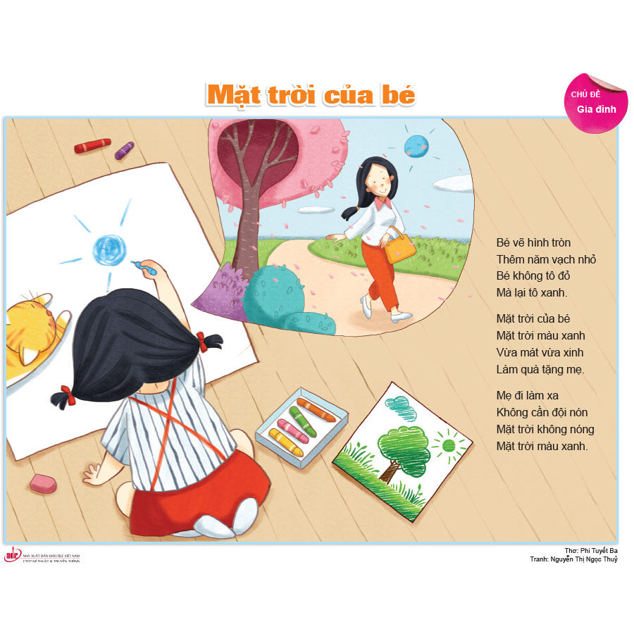 Bộ tranh minh hoạ thơ theo chủ đề (dành cho trẻ 4 - 5 tuổi)