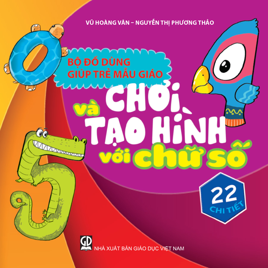 Bộ đồ dùng giúp trẻ mẫu giáo chơi và tạo hình với chữ số