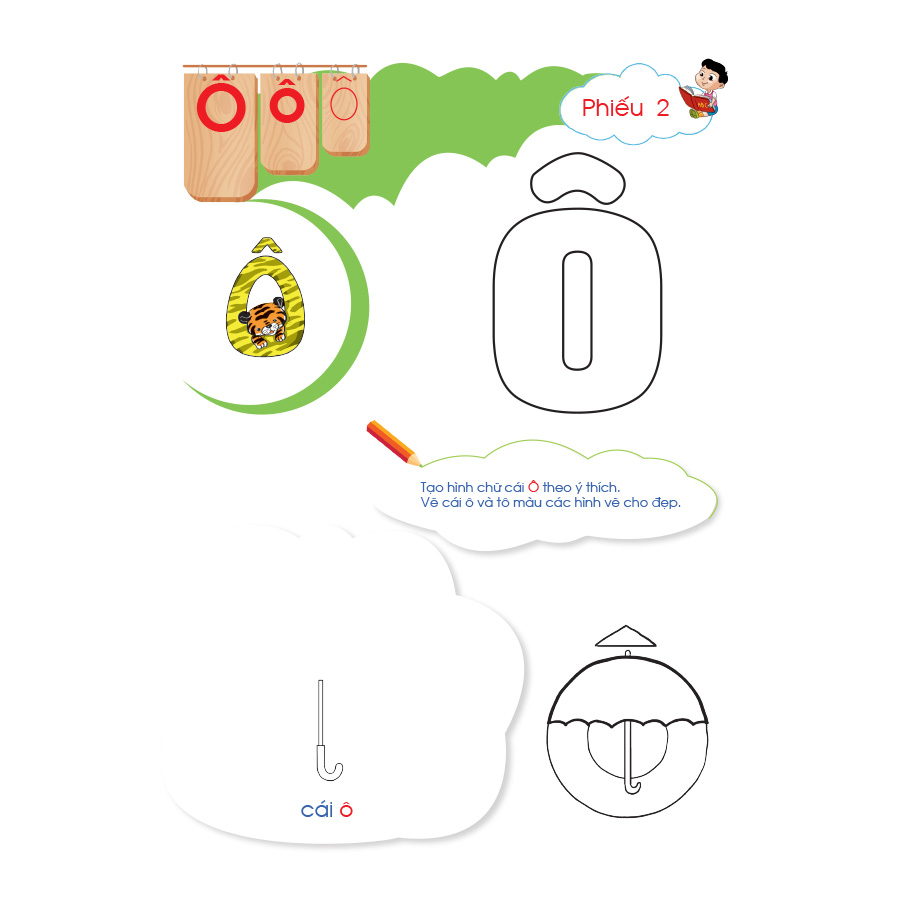 Bộ phiếu hướng dẫn trẻ thực hành các hoạt động chơi và tạo hình với chữ cái (Dành cho trẻ mẫu giáo)