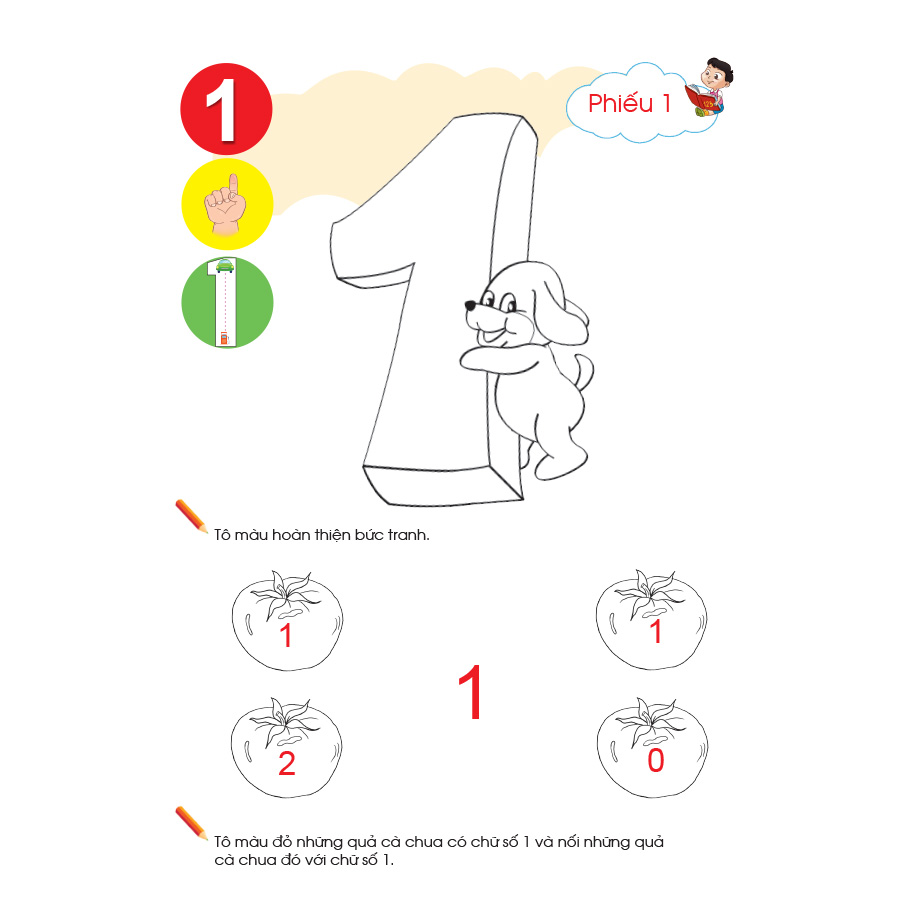 Bộ phiếu hướng dẫn trẻ thực hành các hoạt động chơi và tạo hình với chữ số (Dành cho trẻ mẫu giáo)