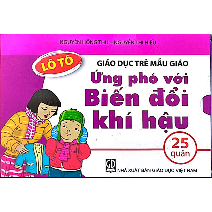 Lô tô giáo dục trẻ mẫu giáo ứng phó với biến đổi khí hậu