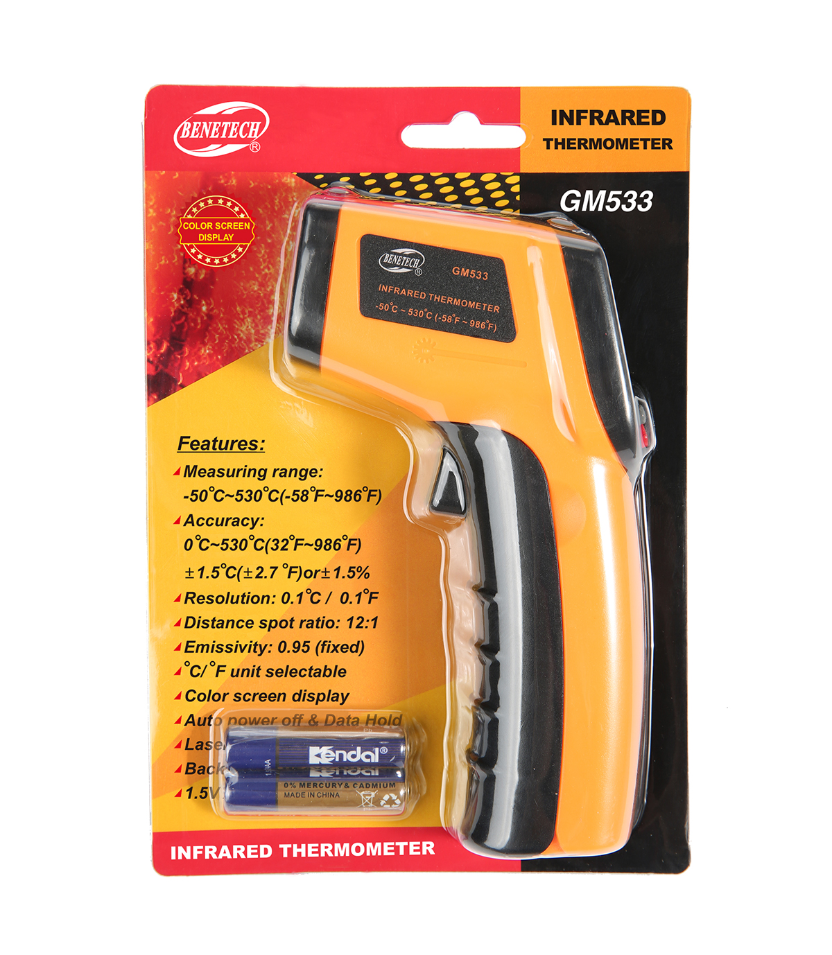 Nhiệt kế hồng ngoại GM533