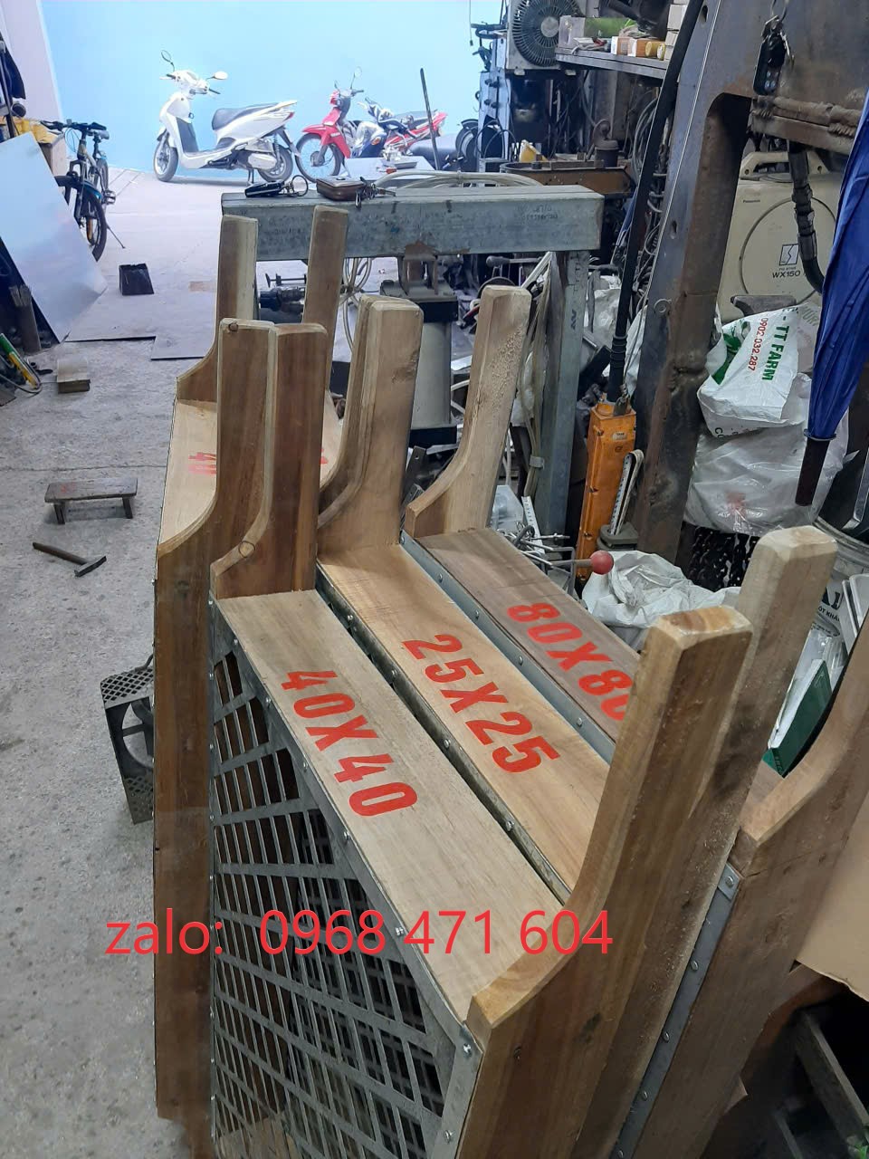 Sàng rây inox khung gỗ