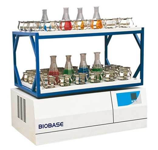 Máy lắc tròn 2 tầng công suất lớn 40 bình 1000ml / 64 bình 500ml / 96 bình 250ml SK-852 BIOBASE