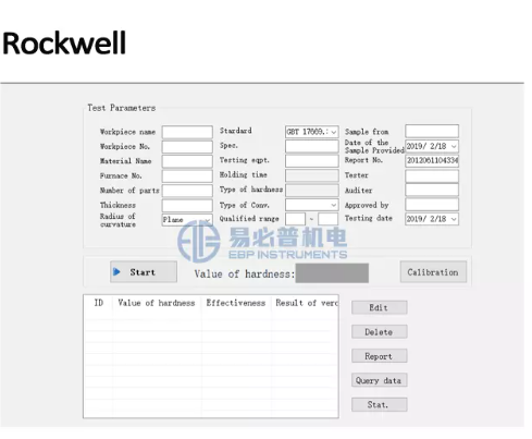 Hệ thống phần mềm kiểm tra độ cứng kết hợp Rockwell Brinell Vickers