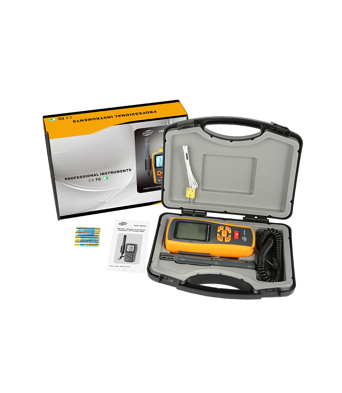 Máy đo độ ẩm và nhiệt độ GM1361+
